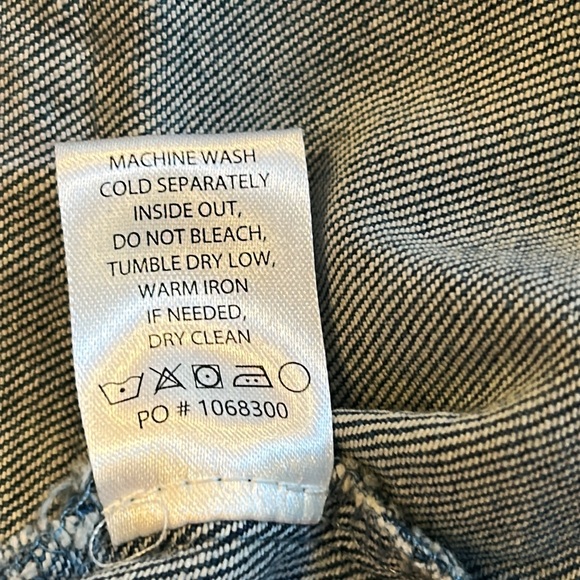 Show Me Your MuMu Outlaw Denim Dress in Tide Size XS NWT - Picture 14 of 14